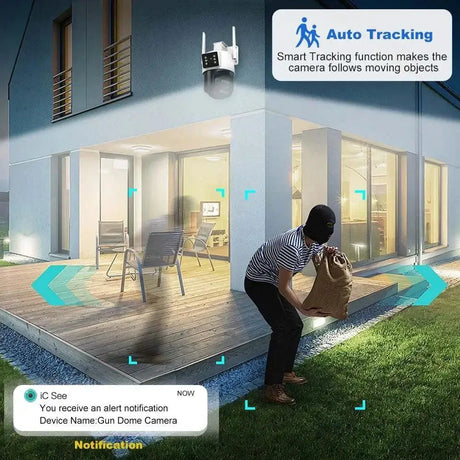 9MP Ultra HD Alexa Enabled Smart Outdoor Security Camera