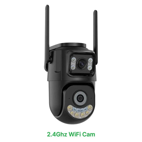External WiFi PTZ Camera Dual Lens - Outdoor 2.4Ghz And 5Ghz WiFi Auto Tracking - stepyours.com