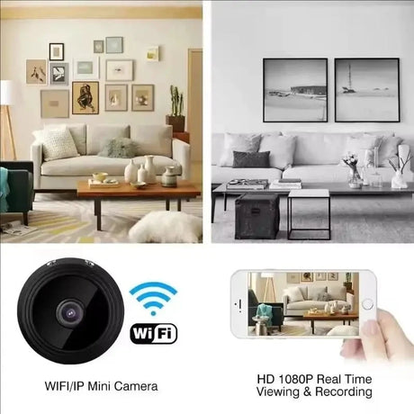 A9 Mini WiFi Camera for Home Security and Remote Monitoring with Easy Setup