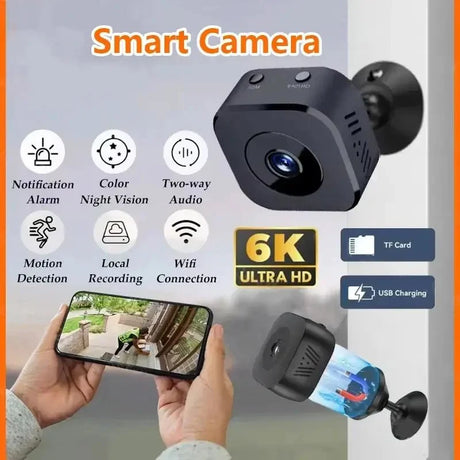 Alerts 4K Mini WiFi Cam for Home