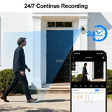Anran 5MP Wired Security Camera IP66 Weatherproof Ready For Alexa Auto Tracking