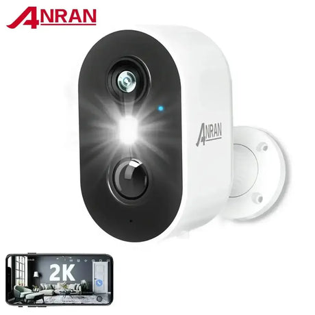 ANRAN C2 2K Battery Wireless Security Camera IP65 With AI Human Detection