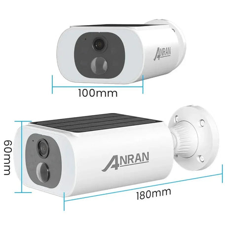 ANRAN Outdoor Solar Wireless WiFi Camera With 3MP Color Night Vision Floodlight