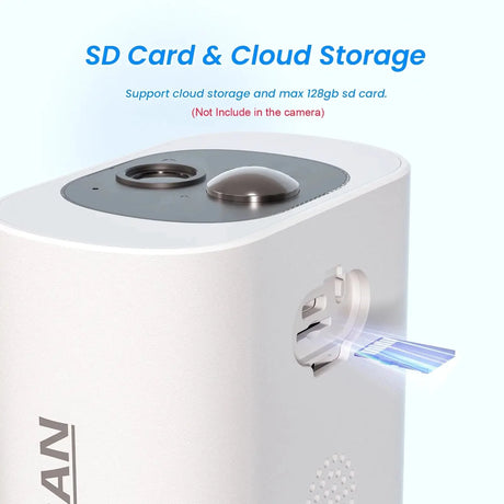ANRAN Outdoor Solar Wireless WiFi Camera With 3MP Color Night Vision Floodlight