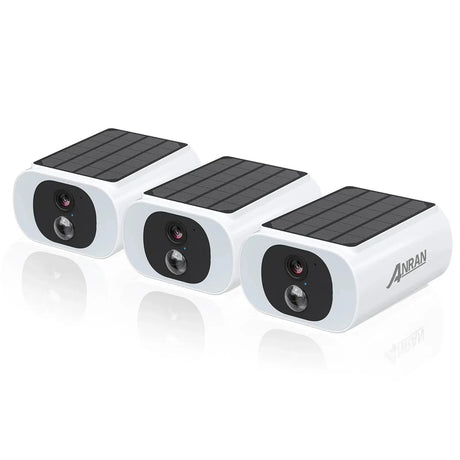 ANRAN Outdoor Solar Wireless WiFi Camera With 3MP Color Night Vision Floodlight