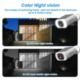 ANRAN Outdoor Solar Wireless WiFi Camera With 3MP Color Night Vision Floodlight