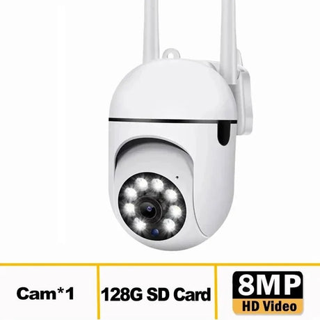 AstraGuard 8MP WiFi Surveillance Camera - AI Tracking And Color Night Vision Pro