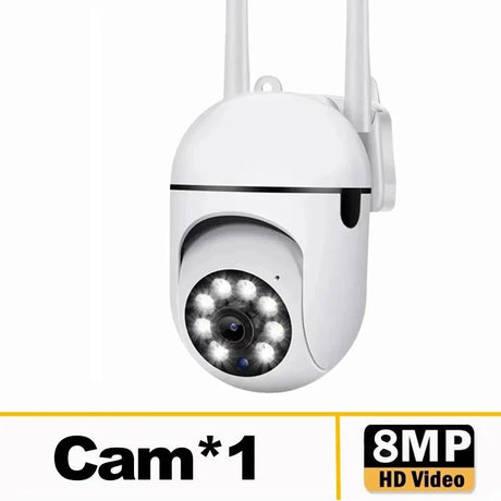 AstraGuard 8MP WiFi Surveillance Camera - AI Tracking And Color Night Vision Pro