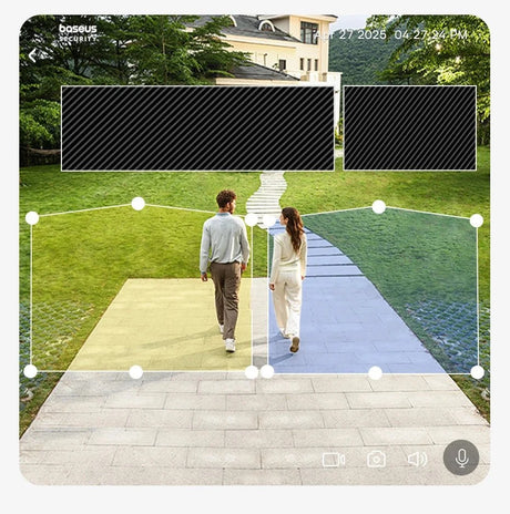 Baseus S1 Lite Solar Security Cameras - 2K FHD Wireless Outdoor With 135 Deg FOV