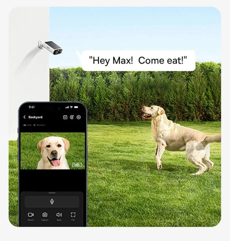 Baseus S1 Lite Solar Security Cameras - 2K FHD Wireless Outdoor With 135 Deg FOV