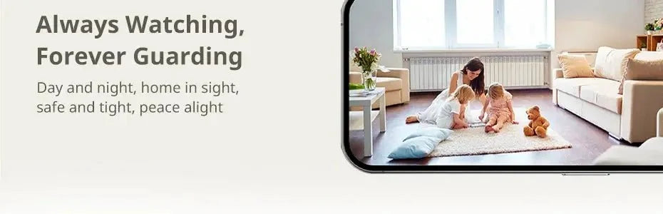 BoyKeep 3MP WiFi Indoor Security Camera With Motion Alerts and Two Way Audio