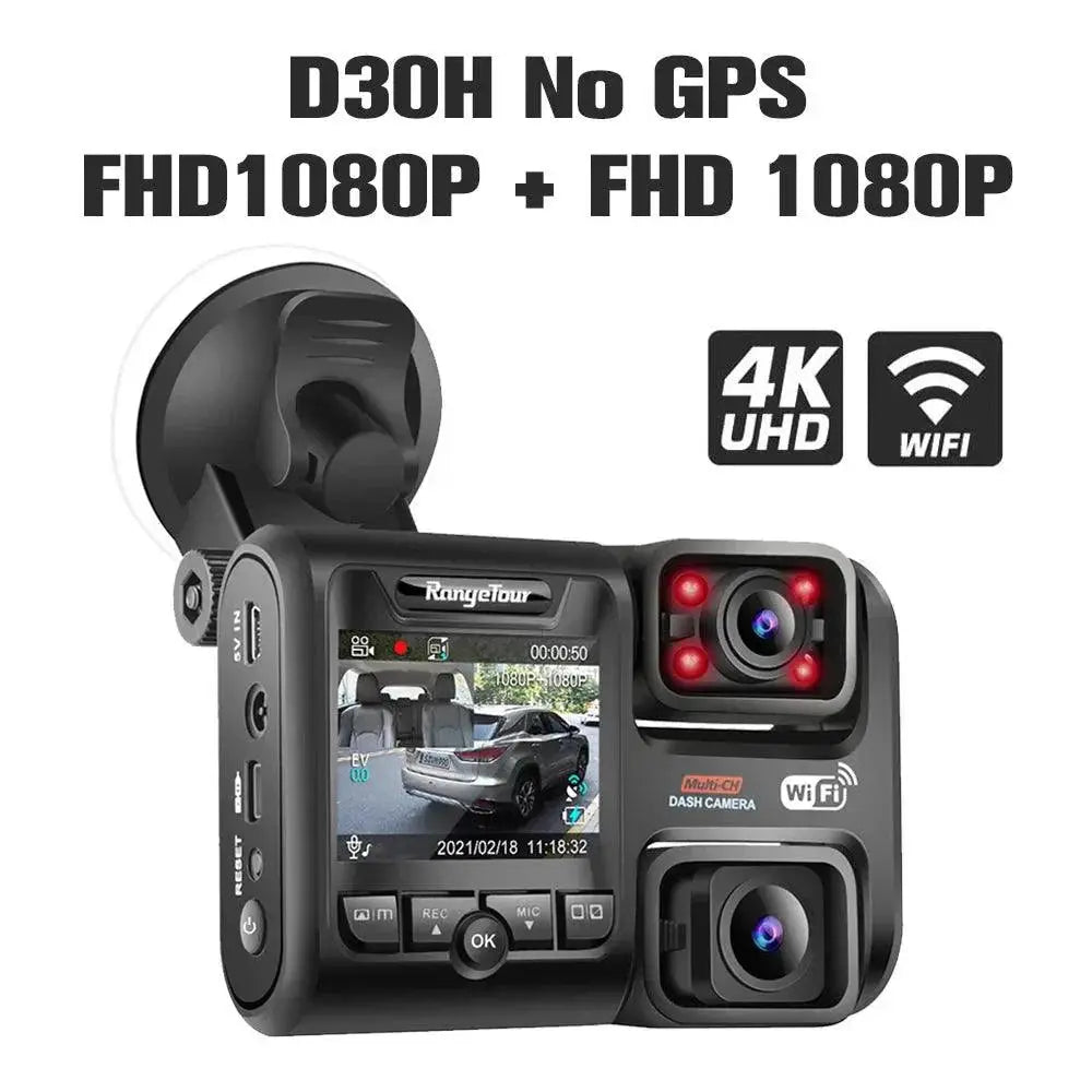 Car Dash Cam Recorder Crystal Clear 4K Footage Night Vision
