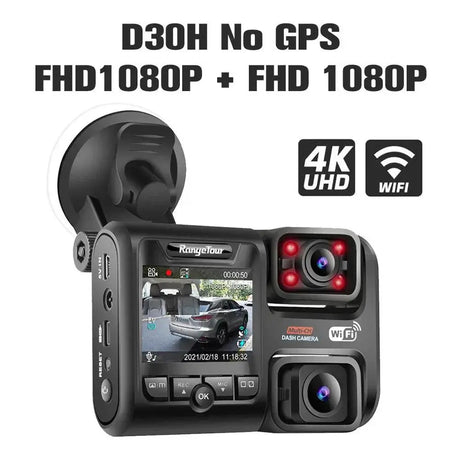 Car Dash Cam Recorder Crystal Clear 4K Footage Night Vision