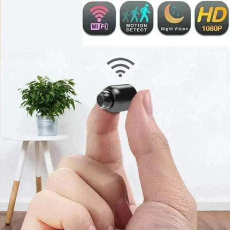 Compact HD WiFi Security Camera With Night Vision Audio