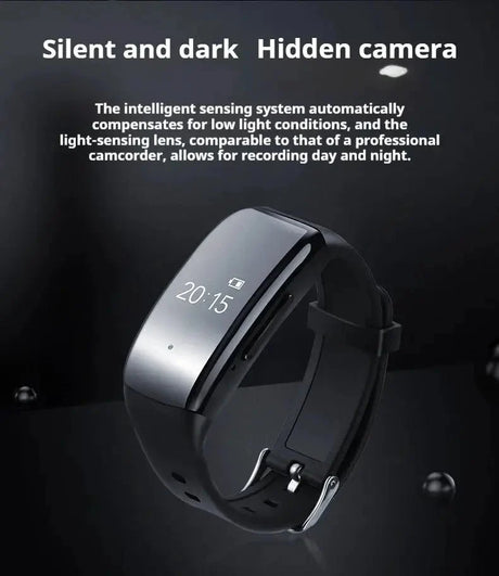 Discreet 1080P Mini Camera Watch Bracelet DVR For Secret Video Recording