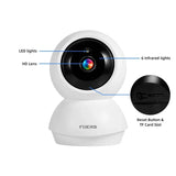 Fuers 5MP WiFi Cameras Tuya Compatible AI Detection Indoor Security Baby Monitor