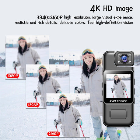 GuardVision Ultra HD 8K Portable Handheld Camera - 180 Degree Rotatable Lens Pro