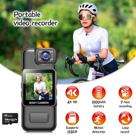 GuardVision Ultra HD 8K Portable Handheld Camera - 180 Degree Rotatable Lens Pro