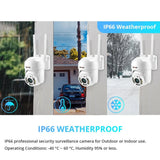 Hipro 4MP PTZ WIFI IP Camera - Outdoor 4x Digital Zoom 1080P CCTV Surveillance