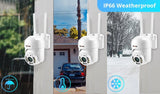 Hipro 4MP PTZ WIFI IP Camera - Outdoor 4x Digital Zoom 1080P CCTV Surveillance