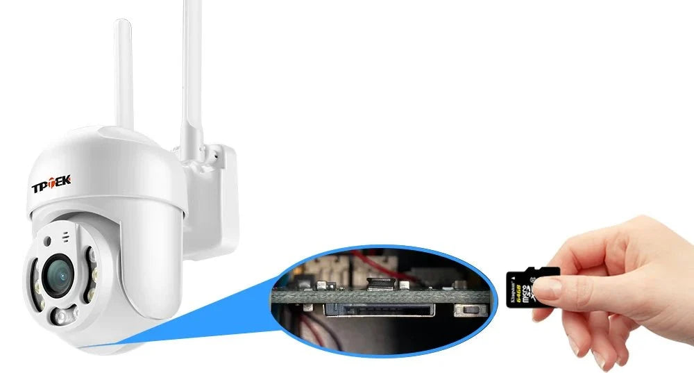 Hipro 4MP PTZ WIFI IP Camera - Outdoor 4x Digital Zoom 1080P CCTV Surveillance