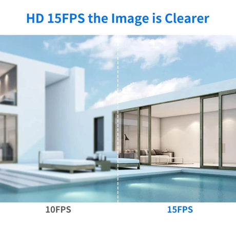 Hiseeu 5MP Audio IP Security Camera Outdoor PoE H265 IP66 Waterproof Cameras - Pro