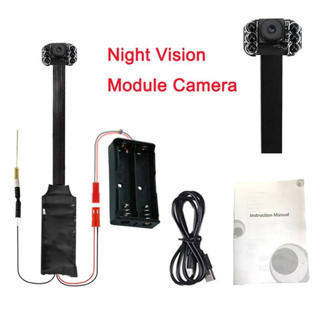 HomeGuard Mini WiFi Camera - 1080P Full HD Night Vision Remote Monitoring Pro AI