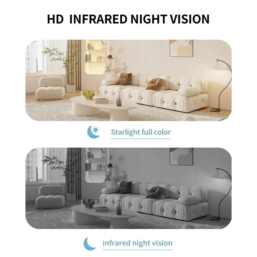 ICSEE 1080P WiFi Security Camera Auto Tracking Night Vision Ultra - Night Vision