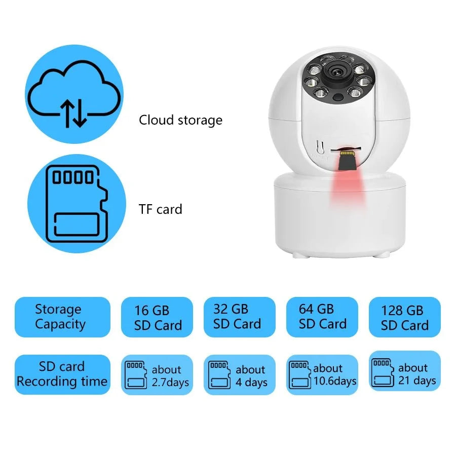 ICSEE 1080P WiFi Security Camera Auto Tracking Night Vision Ultra - Night Vision