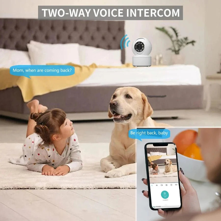 ICSEE 1080P WiFi Security Camera Auto Tracking Night Vision Ultra - Night Vision