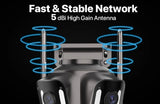 iCsee Three Screen WiFi IP Cameras Outdoor 4K Tri Lens - AI Human Detection Zone