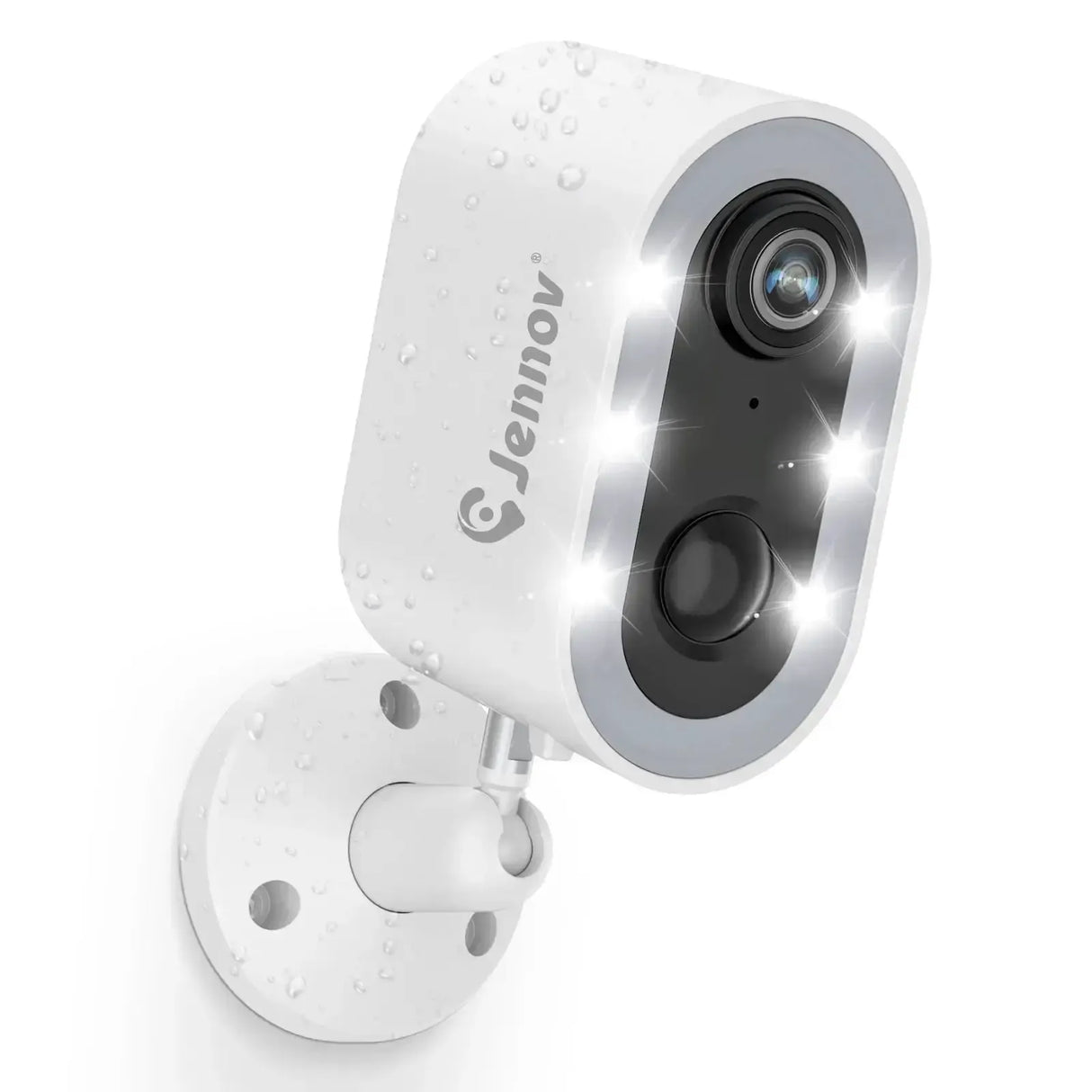 Jennov 5MP Battery Security Camera With Color Night Vision And 2 Way Audio