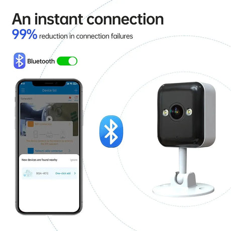 JOOAN 3MP Outdoor WiFi Camera Motion Alerts With Two Way Audio Night Vision