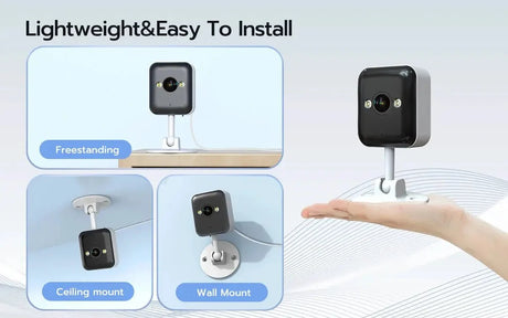 JOOAN 3MP Outdoor WiFi Camera Motion Alerts With Two Way Audio Night Vision