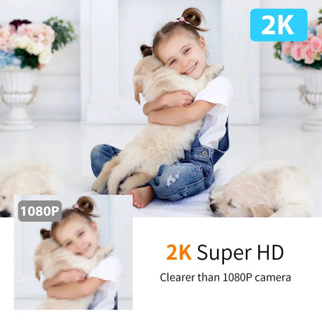 KAWA 2K Smart WiFi Security Camera for Home Babies and Pets