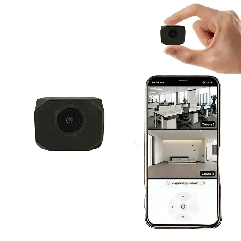 Lenovo 1080P Mini WiFi Camera Remote Monitoring Portable Easy Setup