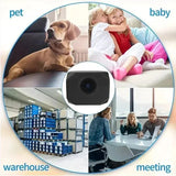 Lenovo 1080P Mini WiFi Camera Remote Monitoring Portable Easy Setup