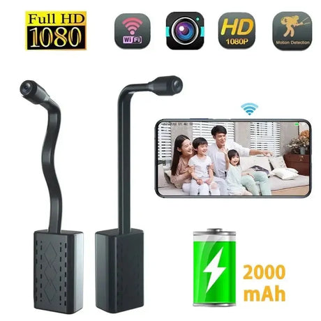 Loop Record Mini Camera 1080P HD WiFi IP Cam With Motion Alerts Home Security
