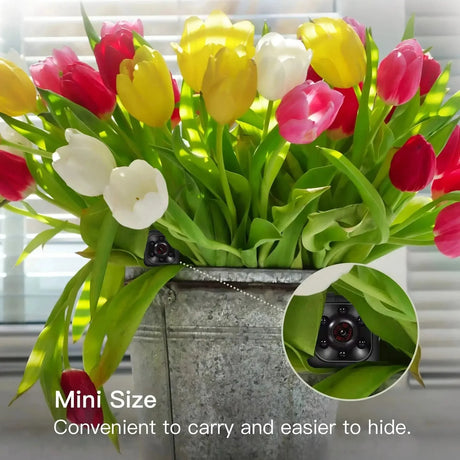 Mini 1080P Nanny Cam Night Vision Motion Activated Indoor Outdoor Security