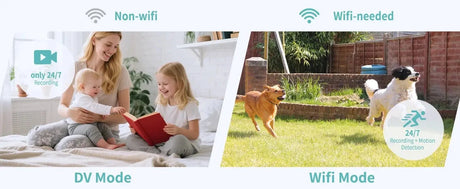 Mini 1080P WiFi Security Camera Indoor Night Vision Motion Detection Smart Home