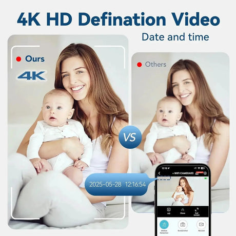 Mini 1080P WiFi Security Camera Indoor Night Vision Motion Detection Smart Home