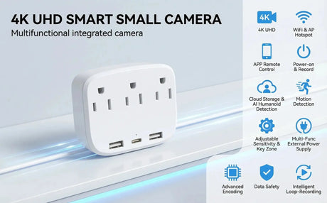 Mini 1080P WiFi Security Camera Remote Viewing and Motion Detection
