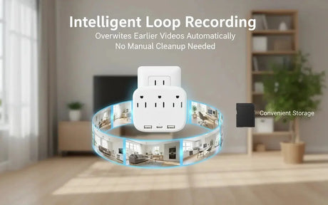 Mini 1080P WiFi Security Camera Remote Viewing and Motion Detection