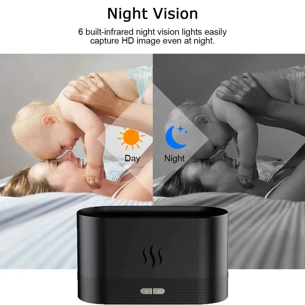 Mini Camera Full HD 1080P WiFi Home Monitor with Humidifier and Night Vision Pro
