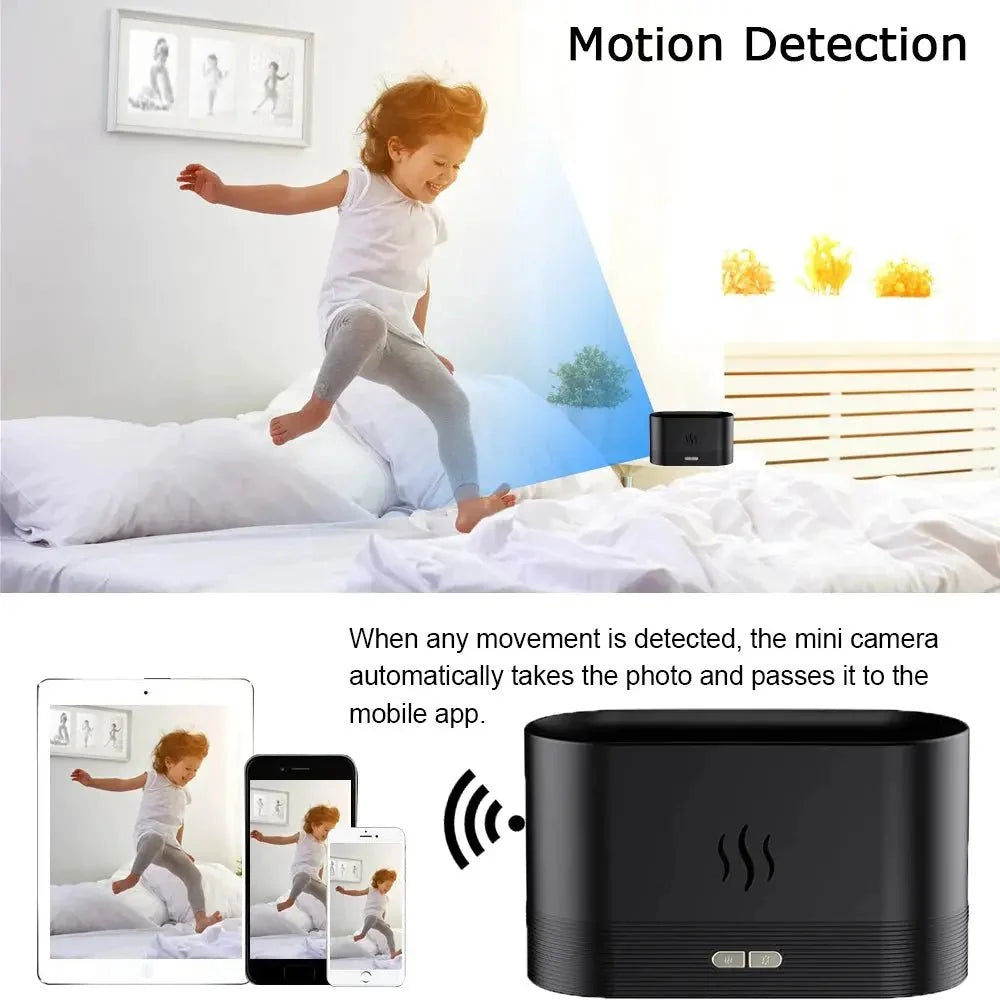Mini Camera Full HD 1080P WiFi Home Monitor with Humidifier and Night Vision Pro