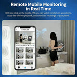 Mini Camera Full HD 1080P WiFi Home Monitor with Humidifier and Night Vision Pro
