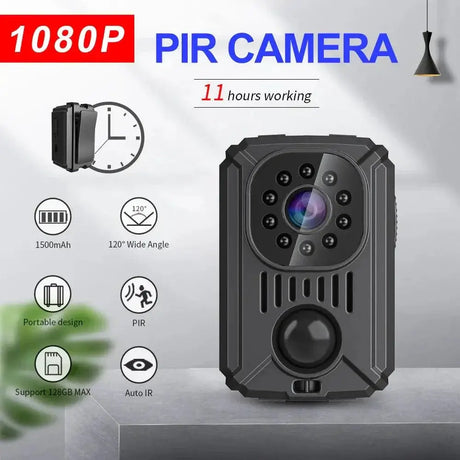 Mini PIR Body Camera Full HD Recorder With Motion Detection