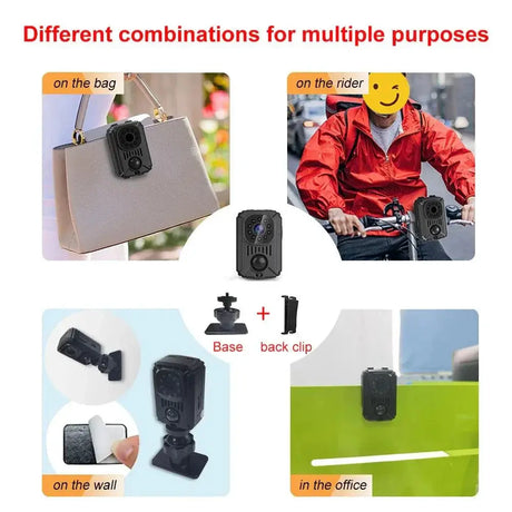 Mini PIR Body Camera Full HD Recorder With Motion Detection