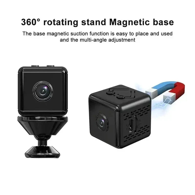 Mini WiFi Camera 4K Full HD Night Vision Hidden Cam With Motion Detection