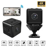 Mini WiFi Camera 4K Full HD Night Vision Hidden Cam With Motion Detection